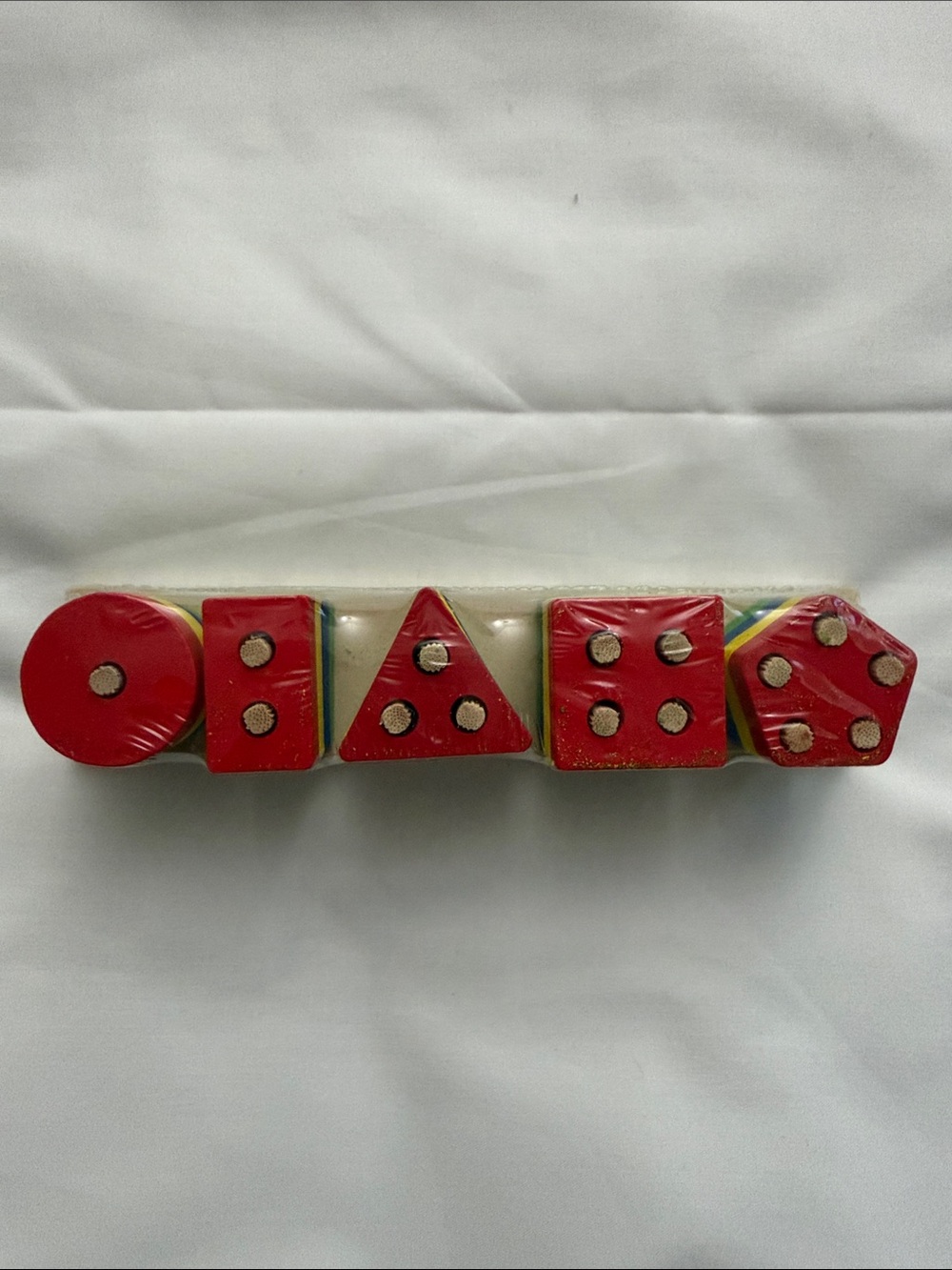 Unbranded Red Geometric Wooden for kids